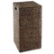 Casafield Laundry Hamper with Lid and Removable Liner Bag, Woven Water Hyacinth Square Laundry Basket Sorter for Clothes and Towels
